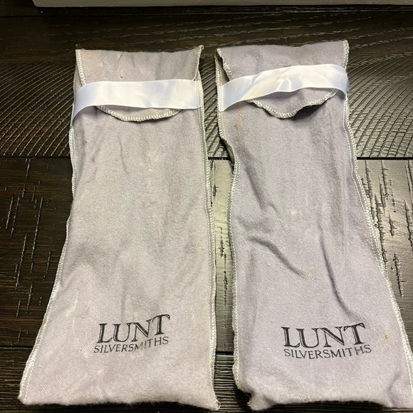 Eloquence by Lunt sterling silver salad serving set. All sterling 2 piece 91/4. - Picture 3 of 3